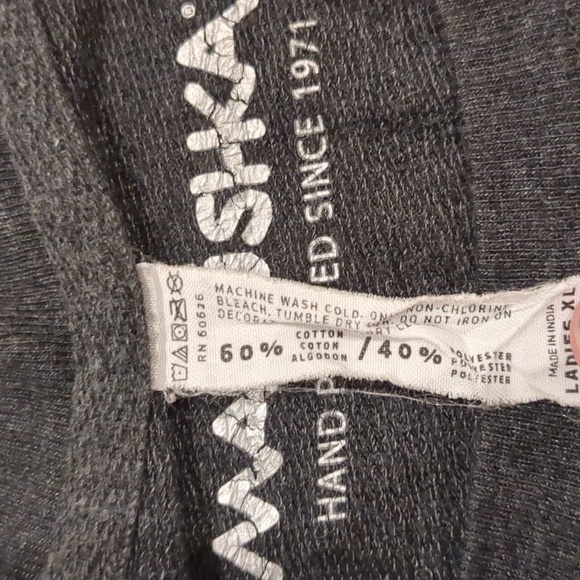 Marushka Poppy Hand Printed Sweatshirt Size XL - Picture 3 of 5